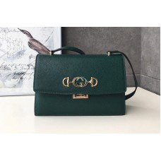 Gucci Zumi grainy leather small shoulder bag in Green grainy leather Gucci Zumi grainy leather small shoulder bag in Green grainy leather
