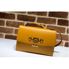 Gucci Zumi smooth leather small shoulder bag in Orange smooth leather Gucci Zumi smooth leather small shoulder bag in Orange smooth leather