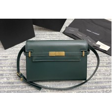 Saint Laurent MANHATTAN SHOULDER BAG IN Green SMOOTH LEATHER Saint Laurent MANHATTAN SHOULDER BAG IN Green SMOOTH LEATHER