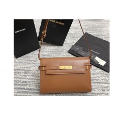 Saint Laurent MANHATTAN SHOULDER BAG IN Tan SMOOTH LEATHER Saint Laurent MANHATTAN SHOULDER BAG IN Tan SMOOTH LEATHER