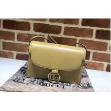 Gucci Small leather shoulder bag Apricot textured leather Gucci Small leather shoulder bag Apricot textured leather