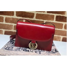 Gucci Small leather shoulder bag Red textured leather Gucci Small leather shoulder bag Red textured leather