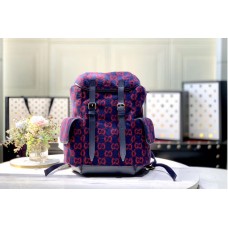 Gucci Small GG wool backpack in Blue and Red GG wool Gucci Small GG wool backpack in Blue and Red GG wool