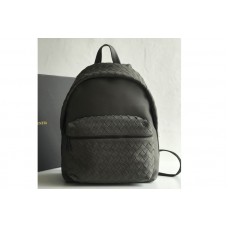Bottega Veneta BV Backpack In Gray woven calfskin Bottega Veneta BV Backpack In Gray woven calfskin