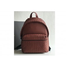 Bottega Veneta BV Backpack In Bordeaux woven calfskin Bottega Veneta BV Backpack In Bordeaux woven calfskin