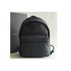 Bottega Veneta BV Backpack In Black woven calfskin Bottega Veneta BV Backpack In Black woven calfskin