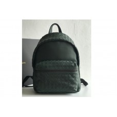 Bottega Veneta BV Backpack In Green woven calfskin Bottega Veneta BV Backpack In Green woven calfskin