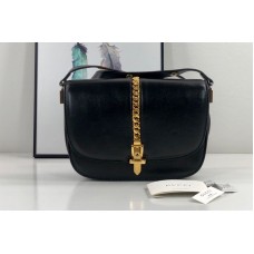 Gucci Sylvie 1969 small shoulder bag in Black Leather Gucci Sylvie 1969 small shoulder bag in Black Leather