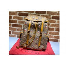 Gucci Disney x Gucci medium backpack in Beige/ebony mini GG Supreme canvas with Mickey Mouse Gucci Disney x Gucci medium backpack in Beige/ebony mini GG Supreme canvas with Mickey Mouse