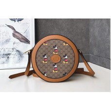 Gucci Disney x Gucci round shoulder bag in Beige/ebony mini GG Supreme canvas Gucci Disney x Gucci round shoulder bag in Beige/ebony mini GG Supreme canvas