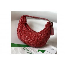 Bottega Veneta Banana Hobo bag in Dark Red handwoven Calfskin leather Bottega Veneta Banana Hobo bag in Dark Red handwoven Calfskin leather