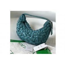 Bottega Veneta Banana Hobo bag in Blue handwoven Calfskin leather Bottega Veneta Banana Hobo bag in Blue handwoven Calfskin leather
