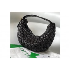 Bottega Veneta Banana Hobo bag in Black handwoven Calfskin leather Bottega Veneta Banana Hobo bag in Black handwoven Calfskin leather