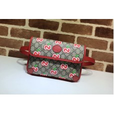 Gucci Chinese Valentine’s Day belt bag in GG apple print beige/ebony GG Supreme canvas Gucci Chinese Valentine’s Day belt bag in GG apple print beige/ebony GG Supreme canvas