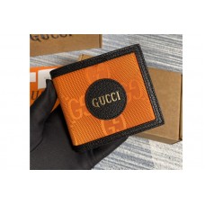 Gucci Gucci Off The Grid billfold wallet in Orange GG nylon Gucci Gucci Off The Grid billfold wallet in Orange GG nylon