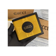 Gucci Gucci Off The Grid billfold wallet in Yellow GG nylon Gucci Gucci Off The Grid billfold wallet in Yellow GG nylon