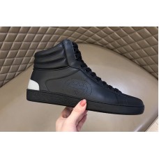 Gucci Men’s high-top Ace sneaker in Black leather