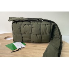 Bottega Veneta Padded tech cassette cross-body bag in Camping nylon