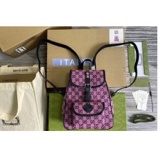 Gucci Children’s GG Multicolor backpack in Pink and blue GG canvas Gucci Children’s GG Multicolor backpack in Pink and blue GG canvas