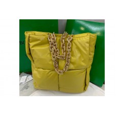 Bottega Veneta Chain Tote bag in Straw padded Intrecciato Calf leather