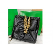Bottega Veneta Chain Tote bag in Black padded Intrecciato Calf leather