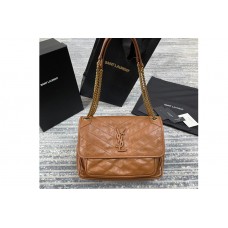 Saint Laurent NIKI MEDIUM Bag IN Tan VINTAGE CRINKLED LEATHER Saint Laurent NIKI MEDIUM Bag IN Tan VINTAGE CRINKLED LEATHER