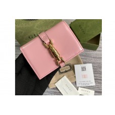 Gucci Jackie 1961 card case wallet in Pink leather Gucci Jackie 1961 card case wallet in Pink leather