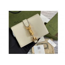 Gucci Jackie 1961 card case wallet in White leather Gucci Jackie 1961 card case wallet in White leather