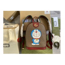 Gucci Doraemon x Gucci small backpack in Beige/ebony mini GG Supreme and Doraemon Print Gucci Doraemon x Gucci small backpack in Beige/ebony mini GG Supreme and Doraemon Print