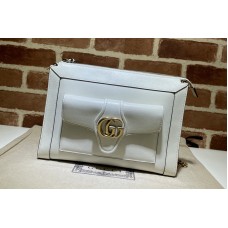 Gucci Small shoulder bag with Double G in White leather Gucci Small shoulder bag with Double G in White leather