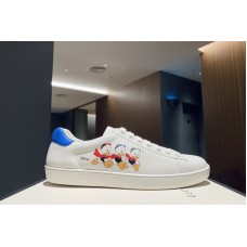 Gucci Men’s Disney x Gucci Donald Duck Ace sneaker in White leather