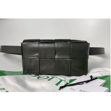 Bottega Veneta Mini Cassette Belt bag in Fondant Intrecciato Paper Calf leather
