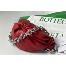 Bottega Veneta Belt Chain Pouch in Red Nappa leather Bottega Veneta Belt Chain Pouch in Red Nappa leather