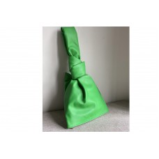 Bottega Veneta Twist Soft clutch with knotted handle in Grass Nappa leather