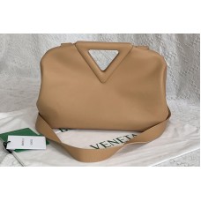 Bottega Veneta Point Top handle bag in Almond Nappa Leather