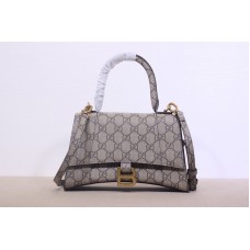 Gucci x Balenciaga Large Hobo Bag in GG Supreme Canvas Gucci x Balenciaga Large Hobo Bag in GG Supreme Canvas