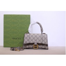 Gucci x Balenciaga Small Hobo Bag in GG Supreme Canvas Gucci x Balenciaga Small Hobo Bag in GG Supreme Canvas