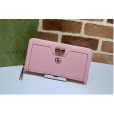 Gucci Gucci Diana continental wallet in Pink leather Gucci Gucci Diana continental wallet in Pink leather