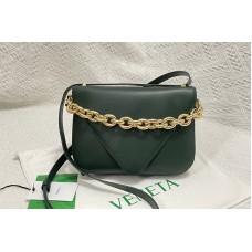 Bottega Veneta Mount Leather envelope bag in Raintree Leather