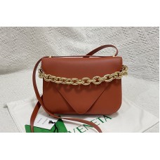 Bottega Veneta Mount Leather envelope bag in Maple Leather