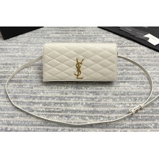 Saint Laurent KATE SUPPLE 99 bag IN White QUILTED LAMBSKIN Saint Laurent KATE SUPPLE 99 bag IN White QUILTED LAMBSKIN