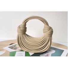 Bottega Veneta Double knot Bag in Porridge tubular leather