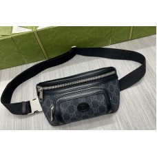 Gucci Belt bag with Interlocking G in Black GG Supreme canvas Gucci Belt bag with Interlocking G in Black GG Supreme canvas