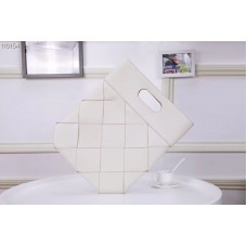 Bottega Veneta Small Slip Tote Bags In Intreccio Linen And White French Calf Leather