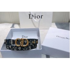 Dior Saddle Oblique elt in blue Dior Oblique jacquard canvas Dior Saddle Oblique elt in blue Dior Oblique jacquard canvas
