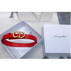 Dior Saddle calfskin elt in Red Calfskin Leather Dior Saddle calfskin elt in Red Calfskin Leather