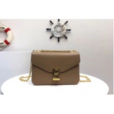 Celine Classic Box Shoulder Bag Calf Leather haki Celine Classic Box Shoulder Bag Calf Leather haki