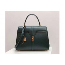 Celine Medium/Small in satinated calfskin Leather Green Celine Medium/Small in satinated calfskin Leather Green