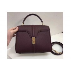 Celine Medium/Small in Grained calfskin Leather Bordeaux Celine Medium/Small in Grained calfskin Leather Bordeaux