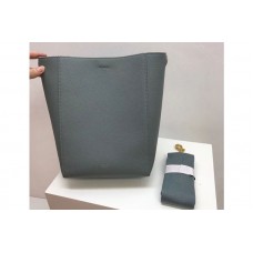 Celine Sangle Small Bucket Bags Soft Grained Calfskin Leather Light Blue Celine Sangle Small Bucket Bags Soft Grained Calfskin Leather Light Blue